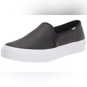 Keds NEW Women's Double Decker Leather Slip on Sneaker